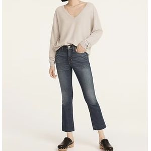 J Crew Denim/Jeans  NWT mid-rise demi-boot cut in lantern wash